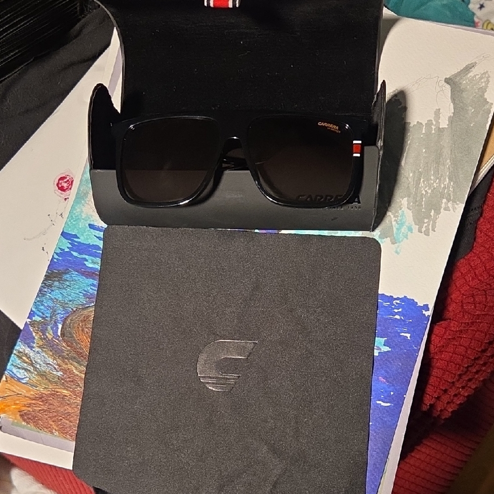 Carrera Black Square Sunglasses